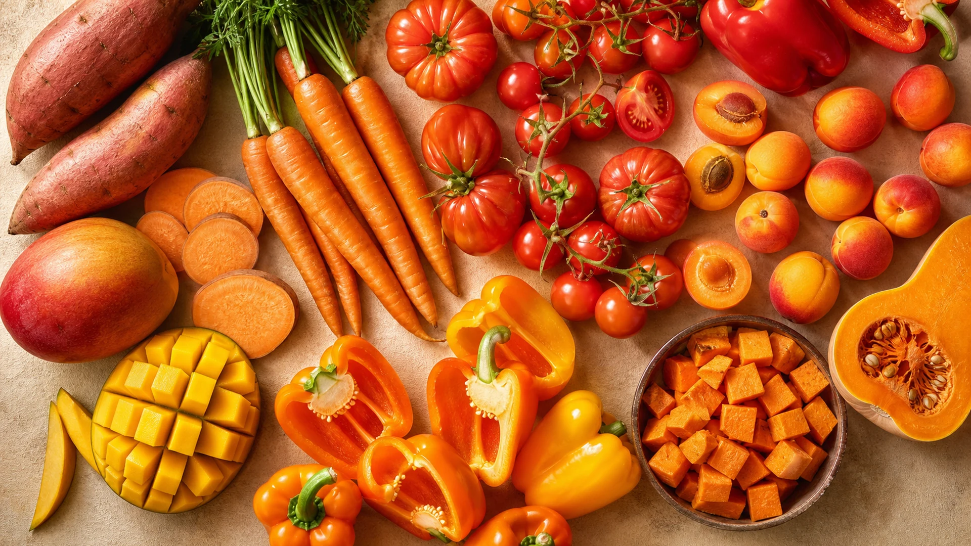 Aliments riches en caroténoïdes pour préparer le bronzage