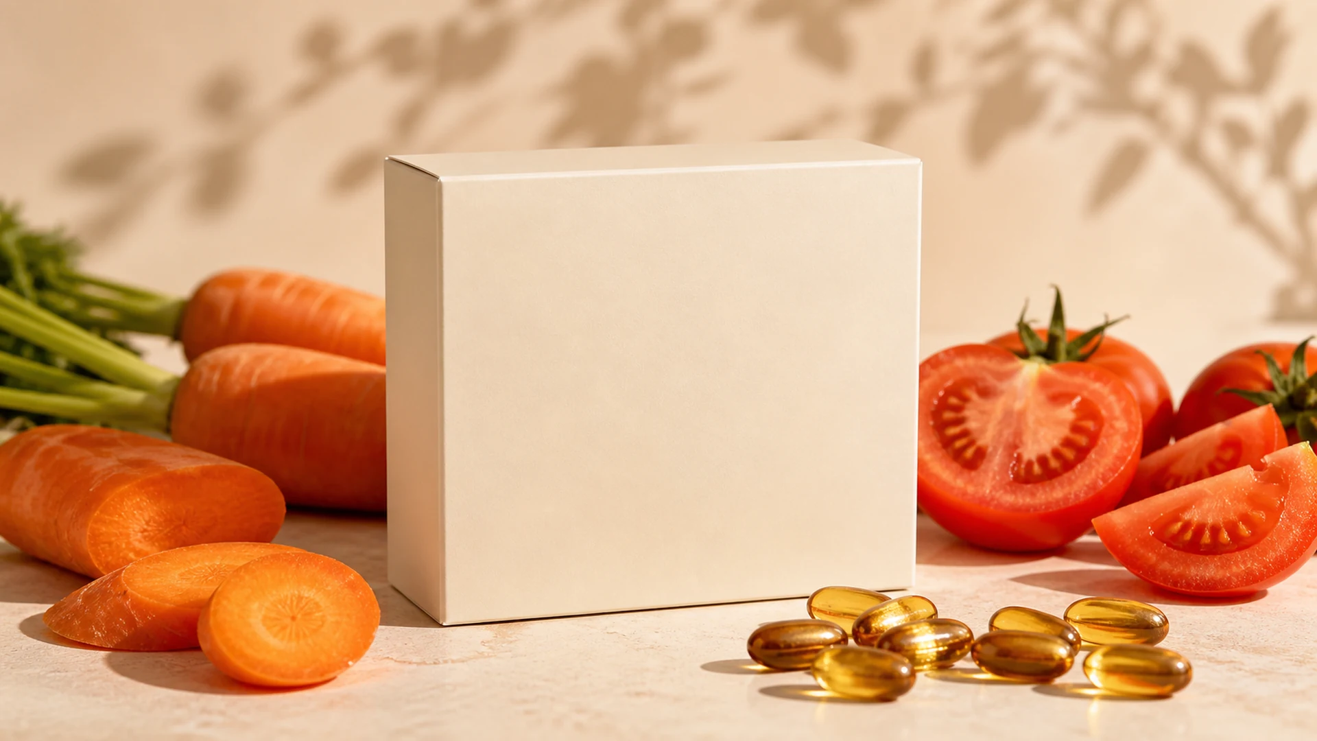 Boîte neutre de gélules autobronzantes de type Doriance