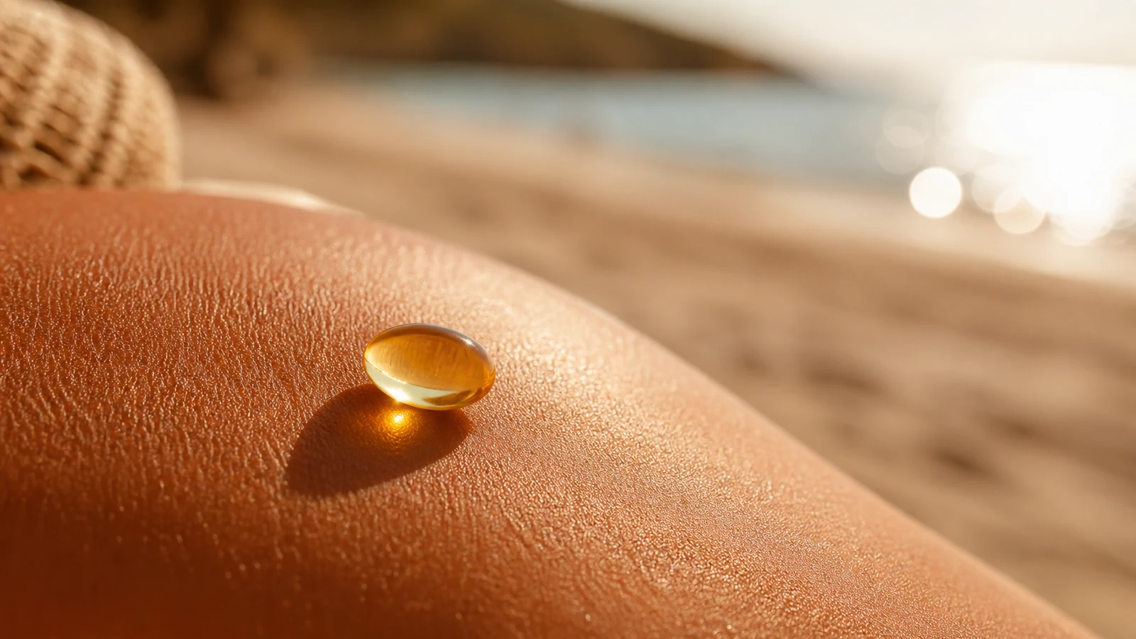 Gélules solaires pour préparer la peau au soleil